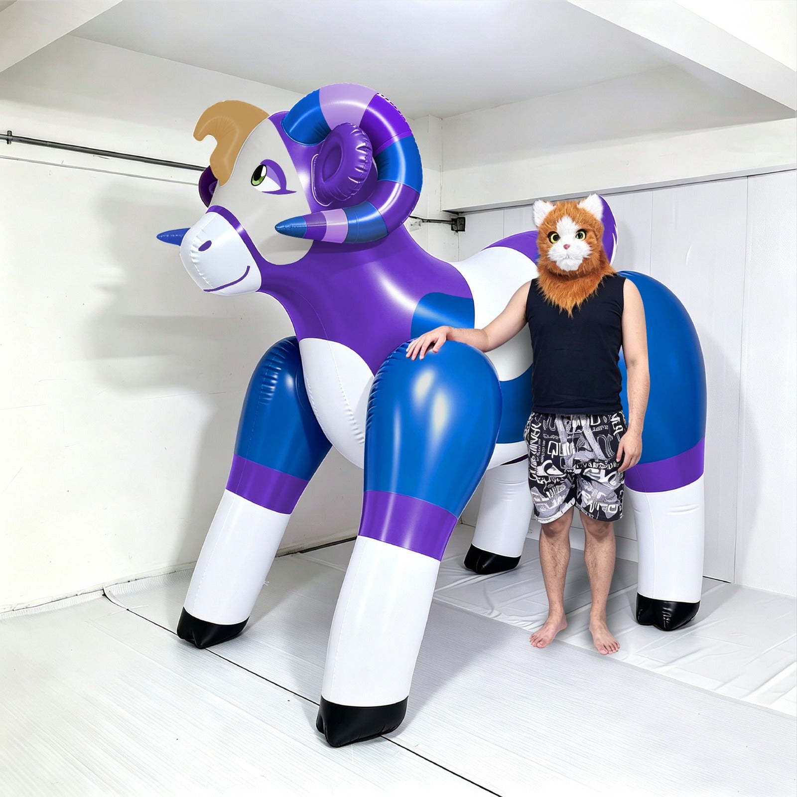 Moufi the Ram, and Friends - 81" Tall *TPU*