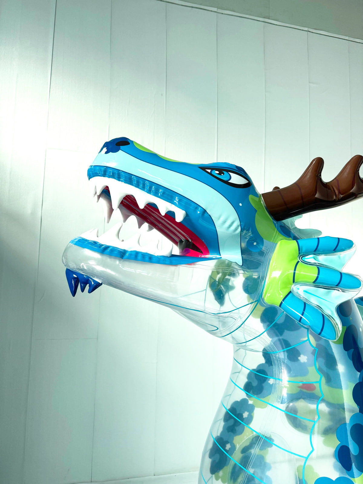 Kaelix the Dragon – 150” Giant Open-Mouth Standing Inflatable Dragon - PVC