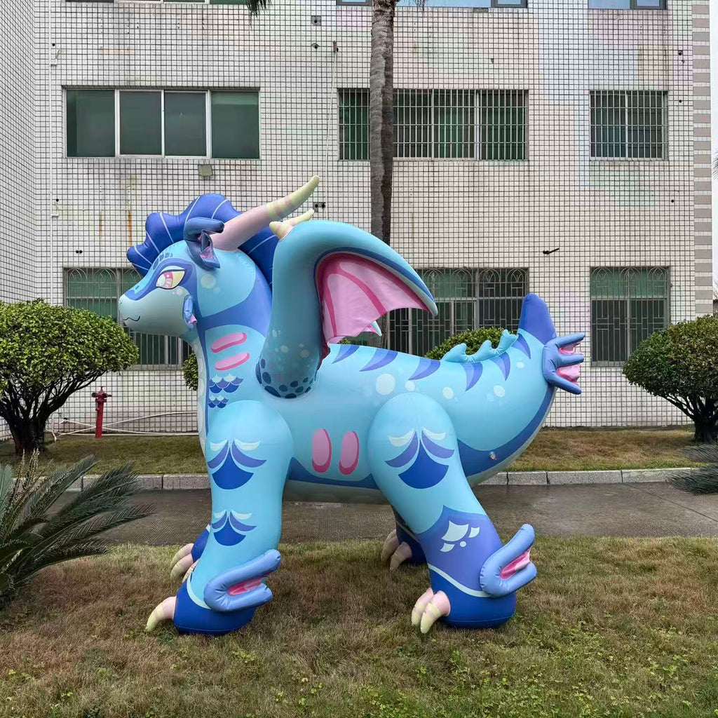 Splash the PuffWing Dragon, and Friends - 87" Tall *PVC*