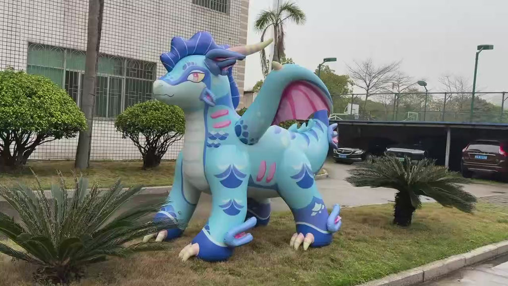 Splash the PuffWing Dragon, and Friends - 87" Tall *PVC*